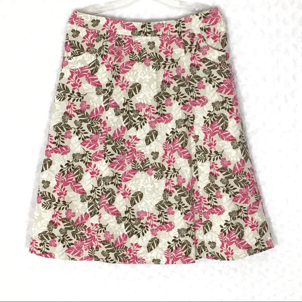 Christopher and Banks | Skirt Size 10 pink green